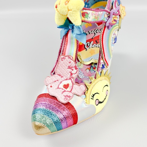 Irregular Choice × Care Bears Kingdom of Caring Heels Yellow Blue Size 39 - Picture 8 of 12